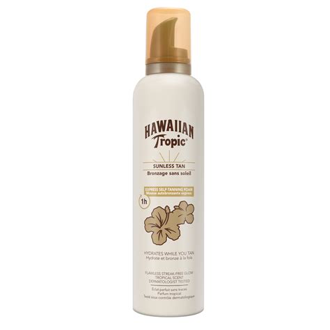 hawaiian tropic self tanning foam.